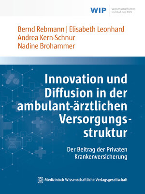 cover image of Innovation und Diffusion in der ambulant-ärztlichen Versorgungsstruktur